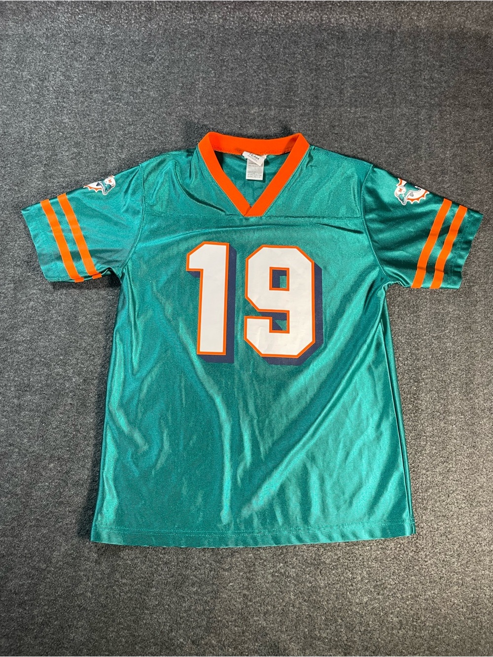 Miami Dolphins Brandon Marshall #19 Boys Jersey Size XL XLarge (16-18) NFL Kids